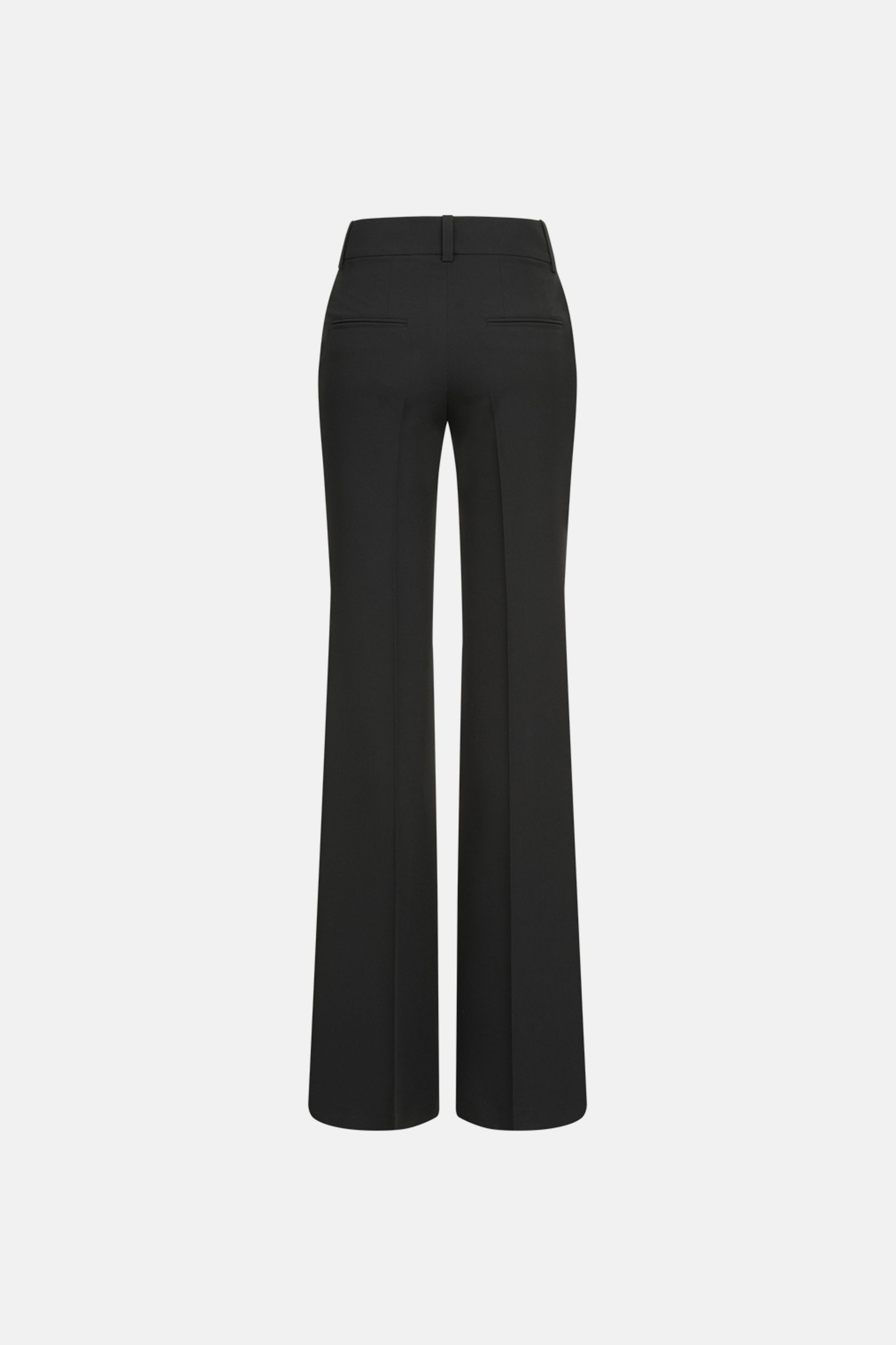 Bell bottom cotton trousers | BAZHANE