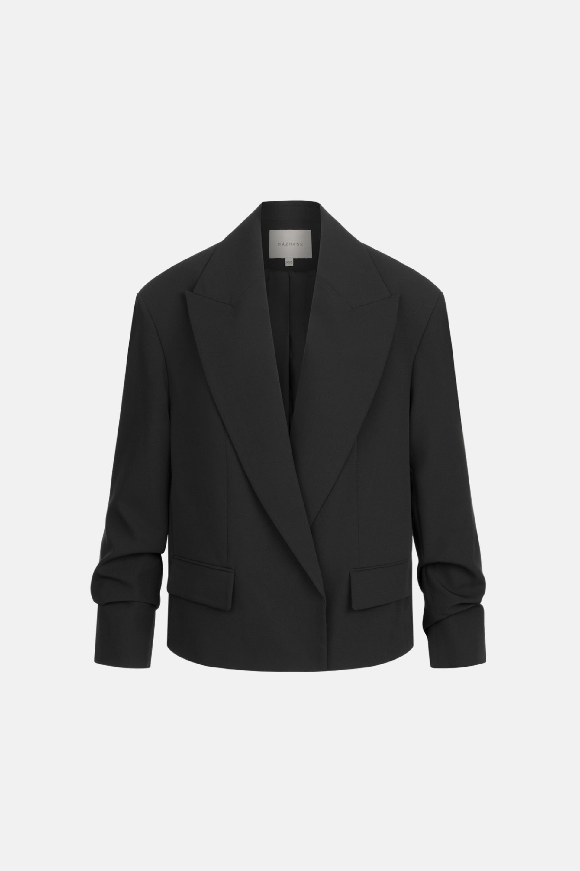 Oversized cotton jacket with gathered sleeves – Premium