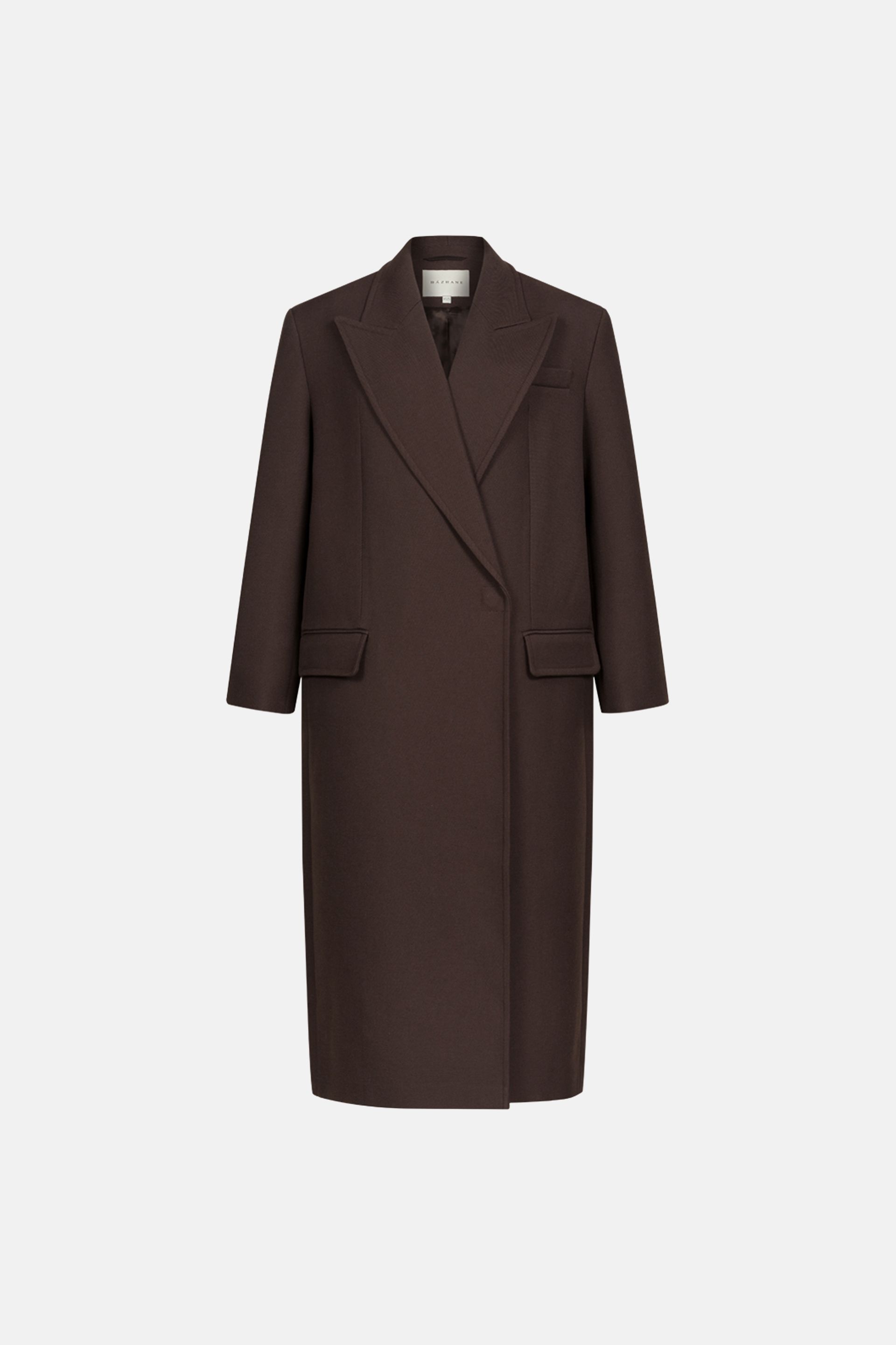 Manteau maxi à manches tombantes